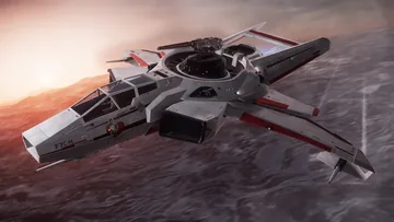 Aufsicht der Anvil Hornet F7C