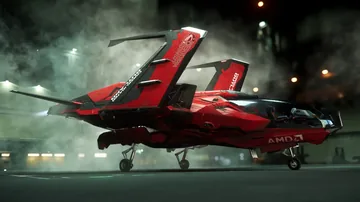 Aufsicht der Consolidated Mustang Omega