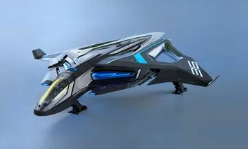 Aufsicht der AEGS Sabre Raven