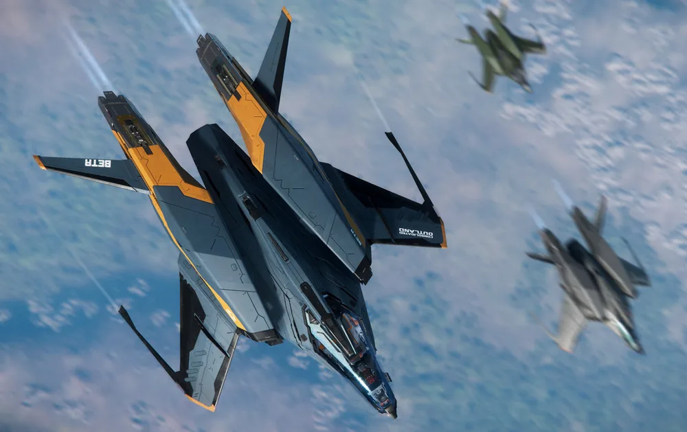 Aufsicht der Consolidated Mustang Beta