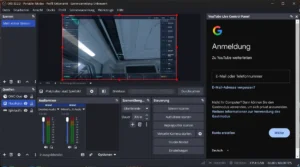 Dock YouTube Live Control Panel mit Google-Anmeldung